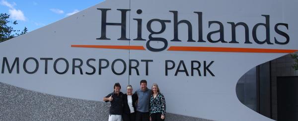 The Highlands' team working on the New Zealand Grand Prix proposal: (L-R) Tony Quinn, Josie Spillane, Mike Sentch and Mel Kees.